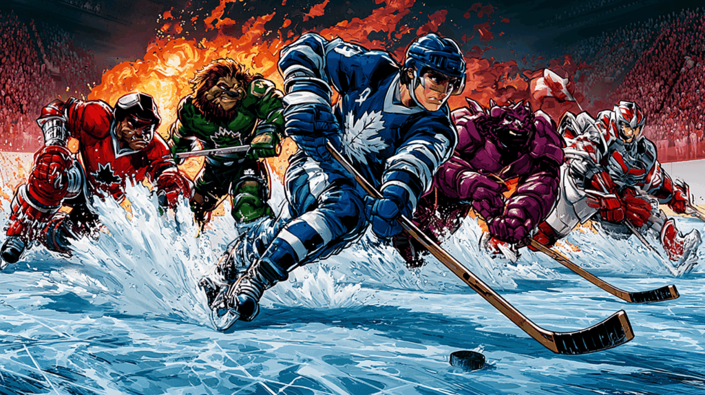 Trampa de zona neutral en hockey sobre hielo: control y paciencia